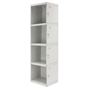 Casier-Armoire SIMONLOCKER PROF.DISM.4 PORTE 1/4 400 ADI GRIS GRIS TAQUILLA 1800x400x500 - SIMONRACK
