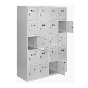 Casier-Armoire SIMONLOCKER DESM. 5 PORTES 4/20 300 (1200) GRI GRIS TAQUILLA 1800x1200x500 - SIMONRACK