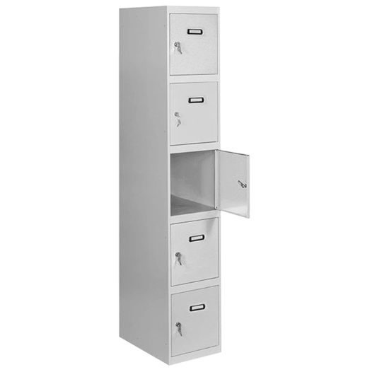 Casier-Armoire SIMONLOCKER PROF.DISM.5 PORTE 1/5 300 IN GRIS GRIS TAQUILLA 1800x300x500 - SIMONRACK
