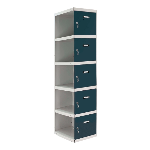 Casier-Armoire SIMONLOCKER PROF.DISM.5 PORTE 1/5 400 ADI GR/AN GRIS/ANTRACITE 1800x400x500 - SIMONRACK
