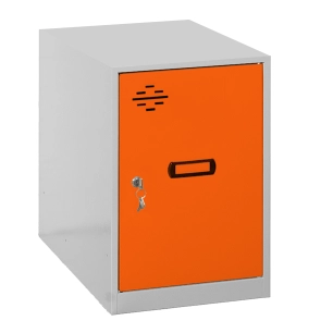 Casier-Armoire SIMONLOCKER DISM. MINI 475x300x500 mm GR/ORANR GRIS/ORANGE 475x300x500 - SIMONRACK
