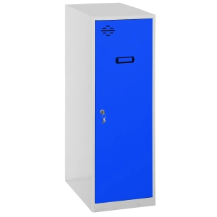 Casier-Armoire SIMONLOCKER DISM. SINGLE MINI 915x300x500 mm GR/BL GRIS/BLEU 915x300x500 - SIMONRACK