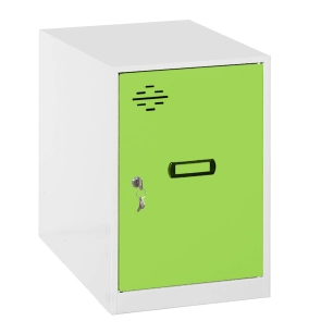 Casier-Armoire SIMONLOCKER DISM. MINI 475x300x500 mm BLA/VER BLANC/VERT 475x300x500 - SIMONRACK