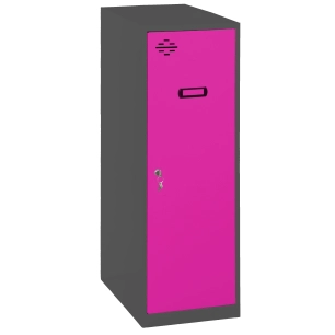Casier-Armoire SIMONLOCKER DISM. SINGLE MINI 915x300x500 mm AN/RO ANTRACITE/ROSE 915x300x500 - SIMONRACK