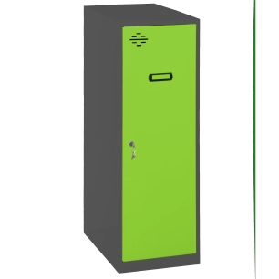 Casier-Armoire SIMONLOCKER DISM. SINGLE MINI 915x300x500 mm AN/VE ANTRACITE/VERT 915x300x500 - SIMONRACK