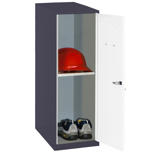 Casier-Armoire SIMONLOCKER DISM. MINI + BAN. 915x300x500 mm AN/BL ANTRACITE/BLANC 915x300x500 - SIMONRACK