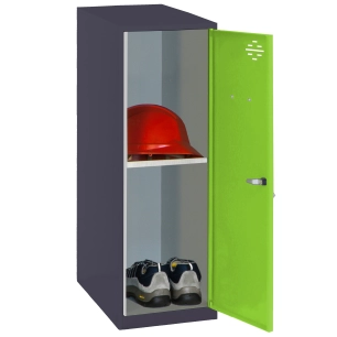 Casier-Armoire SIMONLOCKER DISM. MINI + BAN. 915x300x500 mm AN/VE ANTRACITE/VERT 915x300x500 - SIMONRACK