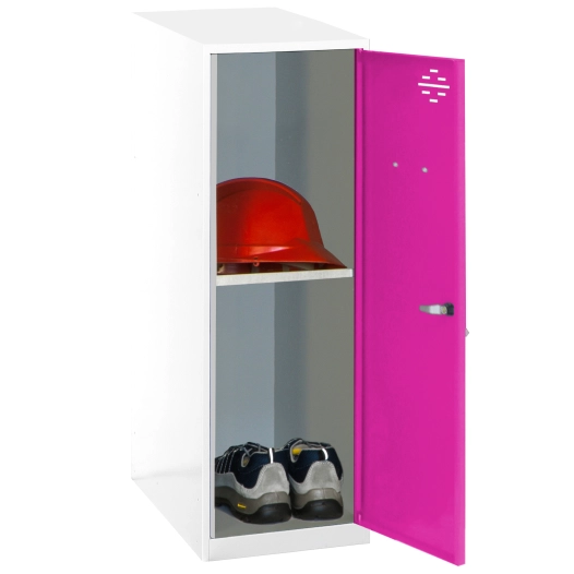 Casier-Armoire SIMONLOCKER DISM. MINI + BAN. 915x300x500 mm BL/RO BLANC/ROSE 915x300x500 - SIMONRACK