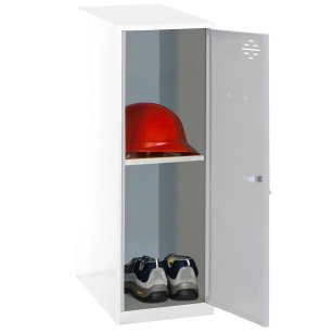 Casier-Armoire SIMONLOCKER DISM. MINI + BAN. 915x300x500 mm BL/GR BLANC/GRIS 915x300x500 - SIMONRACK