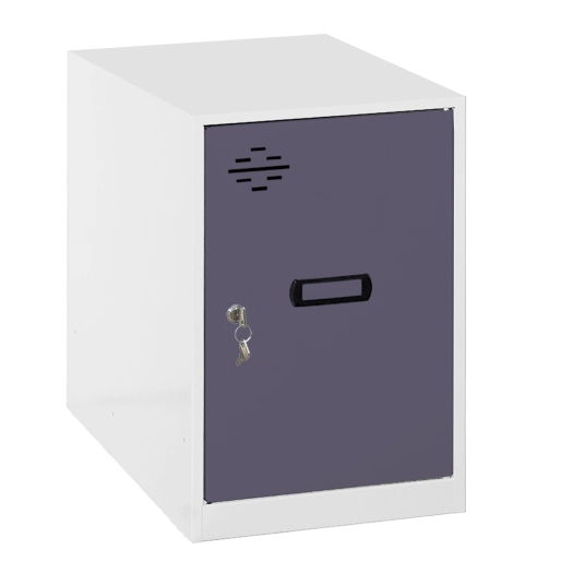 Casier-Armoire SIMONLOCKER DISM. MINI 475x400x500 mm BLA/ANT BLANC/ANTRACITE 475x400x500 - SIMONRACK