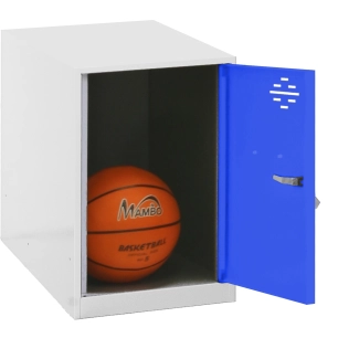 Casier-Armoire SIMONLOCKER DISM. MINI 475x400x500 mm BLA/BLU BLANC/BLEU 475x400x500 - SIMONRACK