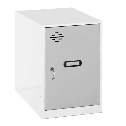 Casier-Armoire SIMONLOCKER DISM. MINI 475x400x500 mm BLA/GR BLANC/GRIS 475x400x500 - SIMONRACK