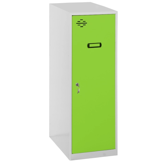 Casier-Armoire SIMONLOCKER DISM. SINGLE MINI 915x400x500 mm GR/VE GRIS/VERT 915x400x500 - SIMONRACK