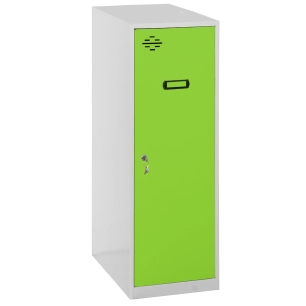 Casier-Armoire SIMONLOCKER DISM. SINGLE MINI 915x400x500 mm GR/VE GRIS/VERT 915x400x500 - SIMONRACK