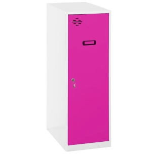 Casier-Armoire SIMONLOCKER DISM. SINGLE MINI 915x400x500 mm BL/RO BLANC/ROSE 915x400x500 - SIMONRACK