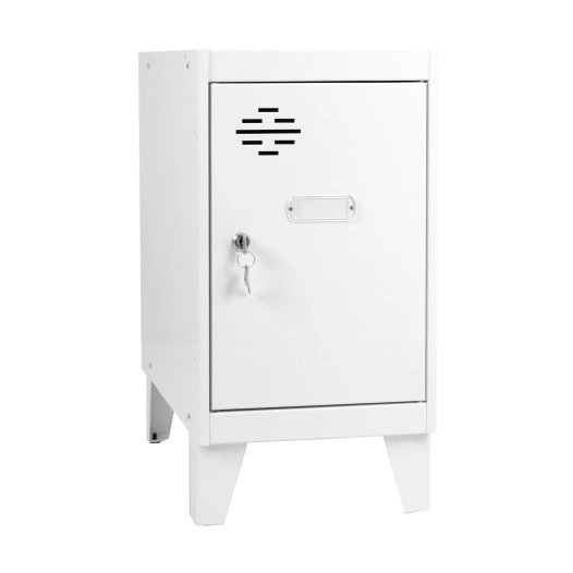Casier-Armoire SIMONLOCKER DISM.MINI 475x300x500+PIES BLA/BLA BLANC 575x300x500 - SIMONRACK