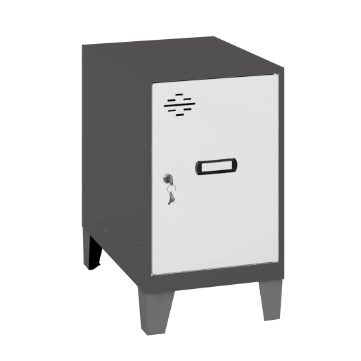 Casier-Armoire SIMONLOCKER DISM.MINI 475x300x500+PIES ANT/GR ANTRACITE/GRIS 575x300x500 - SIMONRACK