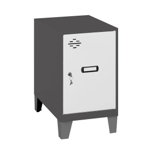 Casier-Armoire SIMONLOCKER DISM.MINI 475x300x500+PIES ANT/GR ANTRACITE/GRIS 575x300x500 - SIMONRACK