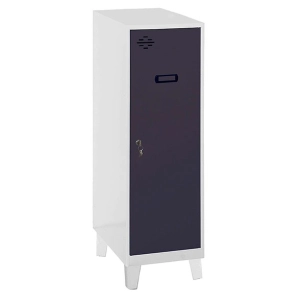 Casier-Armoire SIMONLOCKER DISM.SINGLE MINI 915x300x500+PIES G/AN GRIS/ANTRACITE 1015x300x500 - SIMONRACK
