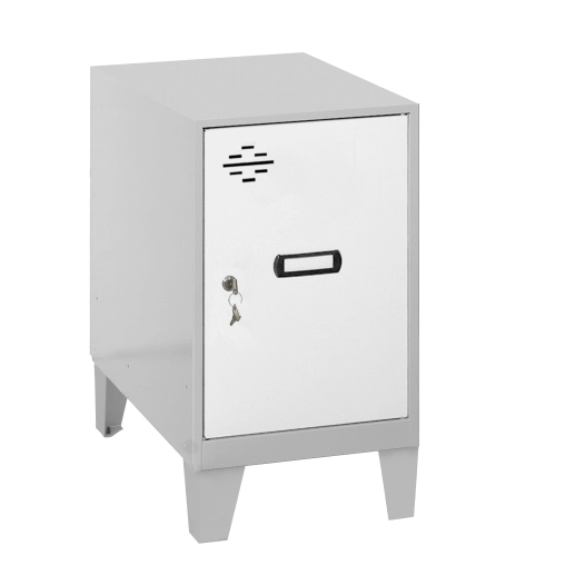 Casier-Armoire SIMONLOCKER DISM.MINI 475x400x500+PIES GR/BLANC GRIS/BLANC 575x400x500 - SIMONRACK