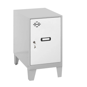 Casier-Armoire SIMONLOCKER DISM.MINI 475x400x500+PIES GR/BLANC GRIS/BLANC 575x400x500 - SIMONRACK