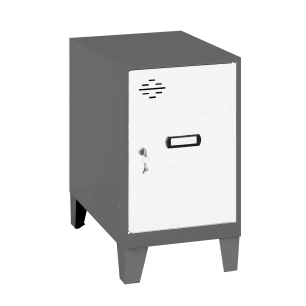 Casier-Armoire SIMONLOCKER DISM.MINI 475x400x500+PIES AN/BLANC ANTRACITE/BLANC 575x400x500 - SIMONRACK