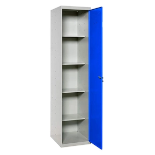 Casier-Armoire SIMONLOCKER PROF.DISM.CLEANING 180x40x40 1/4 GR/BL GRIS/BLEU 1800x400x400 - SIMONRACK