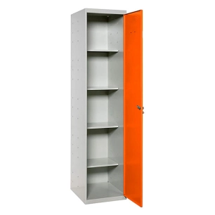 Casier-Armoire SIMONLOCKER PROF.DISM.CLEANING 180x40x40 1/4 GR/ORAN GRIS/ORANGE 1800x400x400 - SIMONRACK