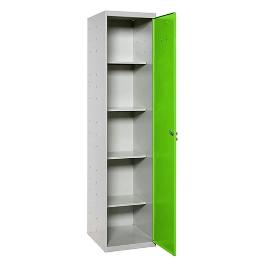 Casier-Armoire SIMONLOCKER PROF.DISM.CLEANING 180x40x40 1/4 GR/VE GRIS/VERT 1800x400x400 - SIMONRACK