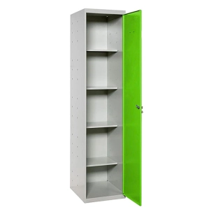 Casier-Armoire SIMONLOCKER PROF.DISM.CLEANING 180x40x40 1/4 GR/VE GRIS/VERT 1800x400x400 - SIMONRACK