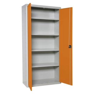 Casier-Armoire SIMONLOCKER PROF.DISM.MULTI. 180x80x40 2/4 GR/ORANR GRIS/ORANGE 1800x800x400 - SIMONRACK