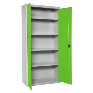 Casier-Armoire SIMONLOCKER PROF.DISM.MULTI. 180x80x40 2/4 GR/VE GRIS/VERT 1800x800x400 - SIMONRACK