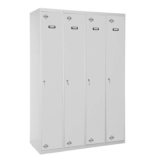 Casier-Armoire SIMONLOCKER DIY SINGLE 4/4 300 (1200) GRIS GRIS PRELACADO 1800x1200x500 - SIMONRACK