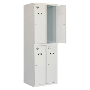 Casier-Armoire SIMONLOCKER DIY TANDEM 2/4 300 (600) GRIS GRIS PRELACADO 1800x600x500 - SIMONRACK