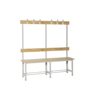 Banc vestiaire SIMONBENCH DÉMONTÉ SIMPLE SANS PLATEAU 6/1500 GRIS 1500x1600x350 - SIMONRACK