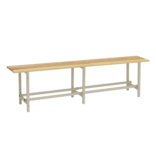 Banc vestiaire SIMONBENCH DÉMONTÉ BOIS 1500 mm GRIS/BOIS 475x1500x320 - SIMONRACK