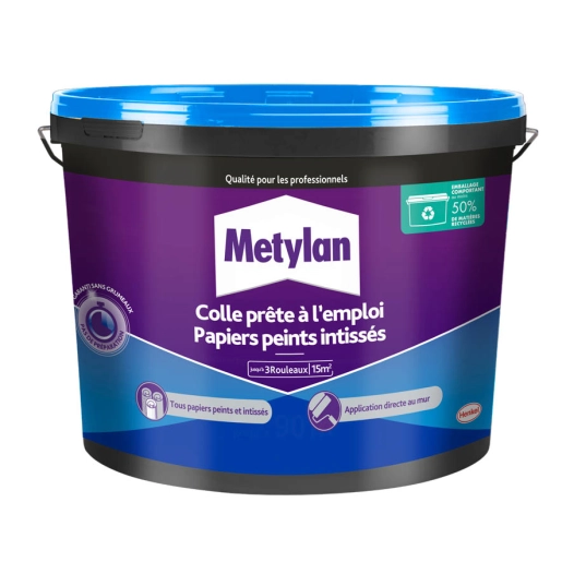 colle papiers peints intissés prête à l'emploi - metylan