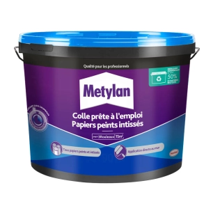colle papiers peints intissés prête à l'emploi - metylan