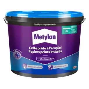 colle papiers peints intissés prête à l'emploi - metylan