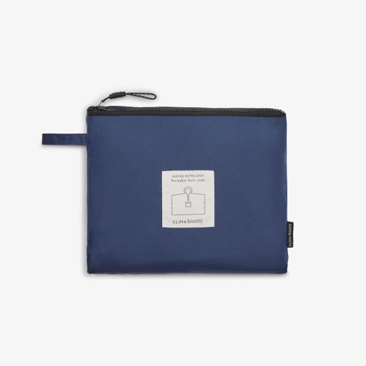 imperméable pliable bleu foncé