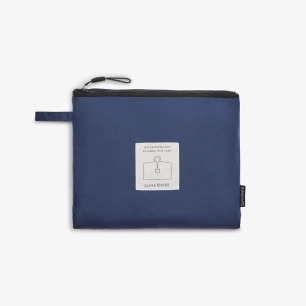 imperméable pliable bleu foncé