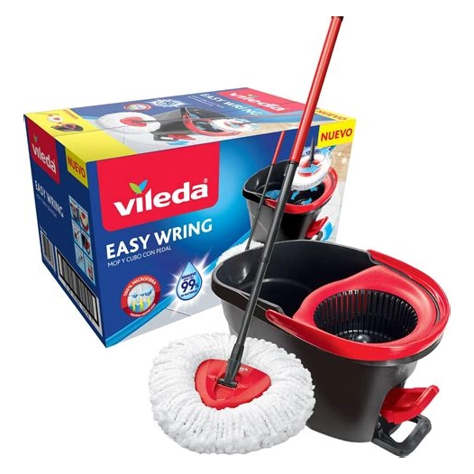 Kit balai avec seau essoreur Easy Wring & Clean Turbo - VILEDA