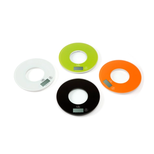 balance ronde 5 kg couleurs assorties