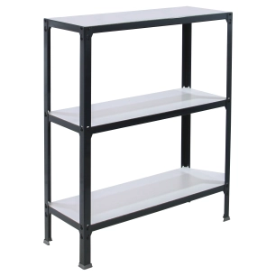 Etagère légère sans vis SIMONHOME CLICK WOOD PLUS 3/300 ANTRACI/BLANC ANTRACITE/BLANC 900x1000x300 - SIMONRACK