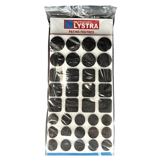 patins feutres adhesifs assortis lot de 105 - lystra