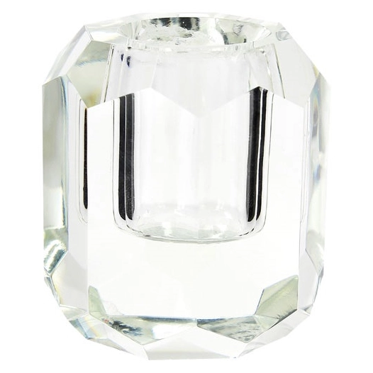 bougeoir facette transparent - maison berger