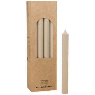 bougie droite taupe diamã¨tre 22 mmhauteur 200 mm - maison berger