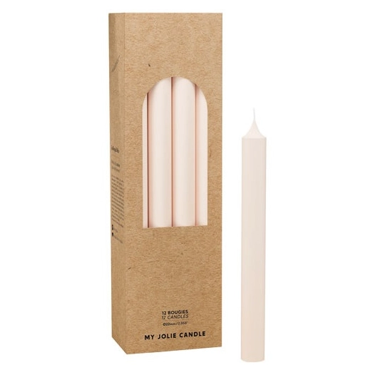 bougie droite nude - maison berger