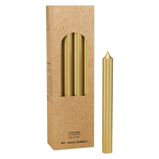 bougie droite or - maison berger