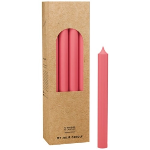 bougie droite rose claire - maison berger